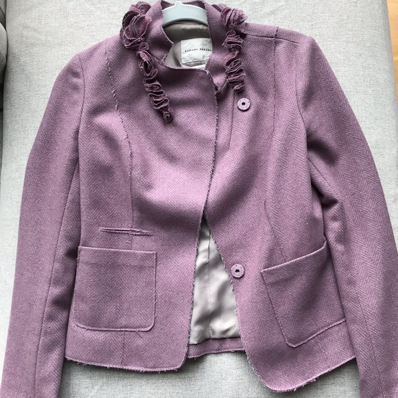 Banana Republic Jackets & Blazers - Banana Republic wool blazer dark pink/rose sz 2